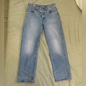 Levi’s 90’s 501 Light Blue/pink Denim Jeans